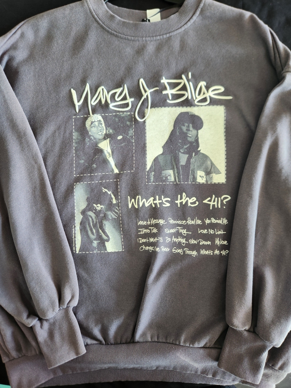 Mary J Blige Music Crewneck Sweater